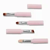 Pink Travel 4-in-1 Makeup Brush Set - 4 Pack
