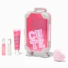 Pink Varsity Cute Luggage Lip Gloss Set