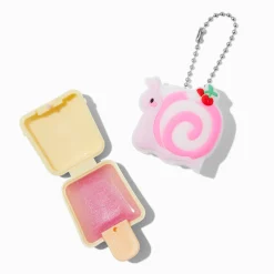Pucker Pops® Pink Swirl Snail Lip Gloss - Sugar Sweet