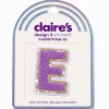 Purple E Initial Stick-On Patch