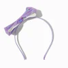 Purple Holographic Side Bow Headband