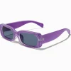 Purple Rectangle Sunglasses