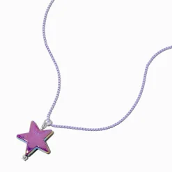 Purple Star Pendant Necklace