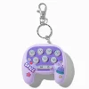 Purple Whack-A-Mole Game Controller Keychain