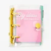 "Big Ideas Have Small Beginnings" Mini Glitter Journal Notebook
