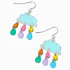 Rainbow Cloud 1" Drop Earrings