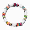 Rainbow Heishi Bead Stretch Bracelet
