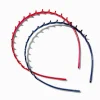 Red & Blue Zig Zag Headbands - 2 Pack