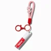 Red Daisy Lip Gloss Keychain