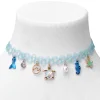 Sea Creature Blue Tattoo Choker Necklace