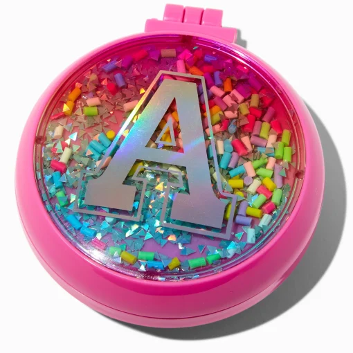Shaky Sprinkles Initial Pop-Up Hair Brush - A