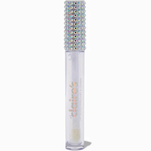 Silver Bling Glitter Lip Gloss Wand