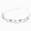 Silver Frosted Flower Headband
