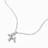 Silver-tone Mini Balloon Animal Pendant Necklace
