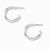Silver-tone 20mm Hoop Earrings