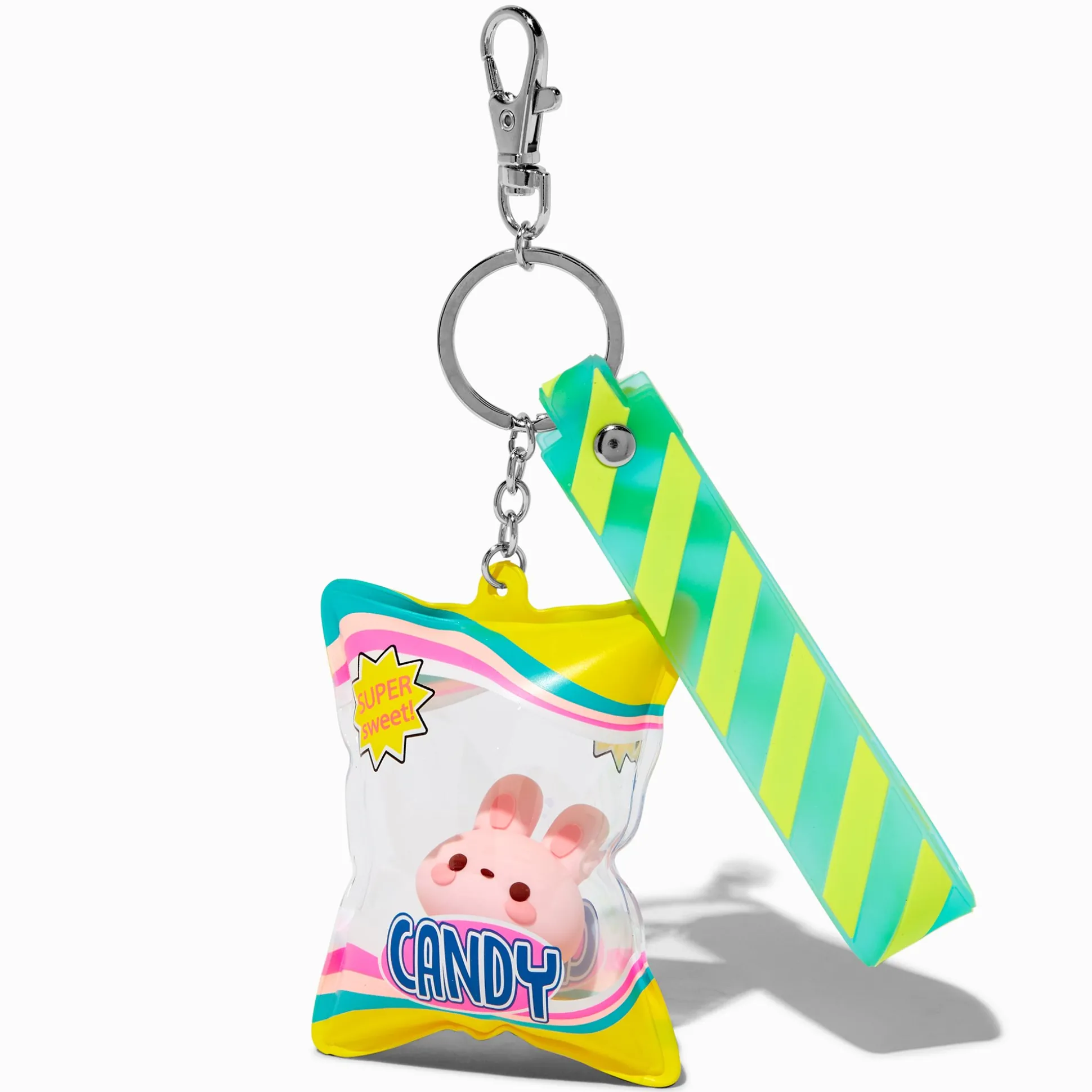 Snack Bunny Wristlet Keychain