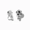 Soccer Ball Clip-On Stud Earrings