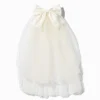 Special Occasion Ivory Bow Veil Hair Comb