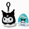 Squishmallows™ x Hello Kitty® And Friends 3.5" Kuromi™ Plush Bag Clip