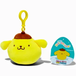 Squishmallows™ x Hello Kitty® And Friends 3.5'' Pompompurin™ Plush Bag Clip
