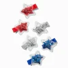 Stars & Stripes Shaker Star Hair Clips - 6 Pack