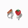 Strawberry Clip-On Stud Earrings