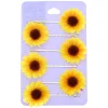 Sunflower Bobby Pins - 6 Pack