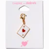 T H E M E x Claire's Gold-tone Ace of Hearts Charm