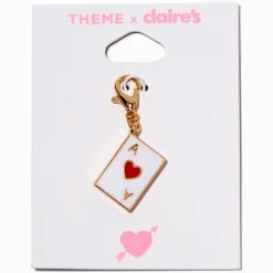 T H E M E x Claire's Gold-tone Ace of Hearts Charm