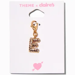 T H E M E x Claire's Gold-tone E Initial Charm