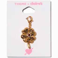 T H E M E x Claire's Gold-tone Four-Leaf Clover Charm
