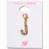 T H E M E x Claire's Gold-tone J Initial Charm