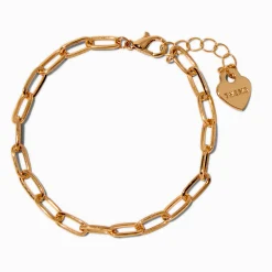 T H E M E x Claire's Gold-tone Paperclip Chain Bracelet