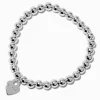 T H E M E x Claire's Silver-tone Shot Bead Stretch Bracelet