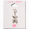 T H E M E x Claire's Silver-tone Teddy Bear Charm