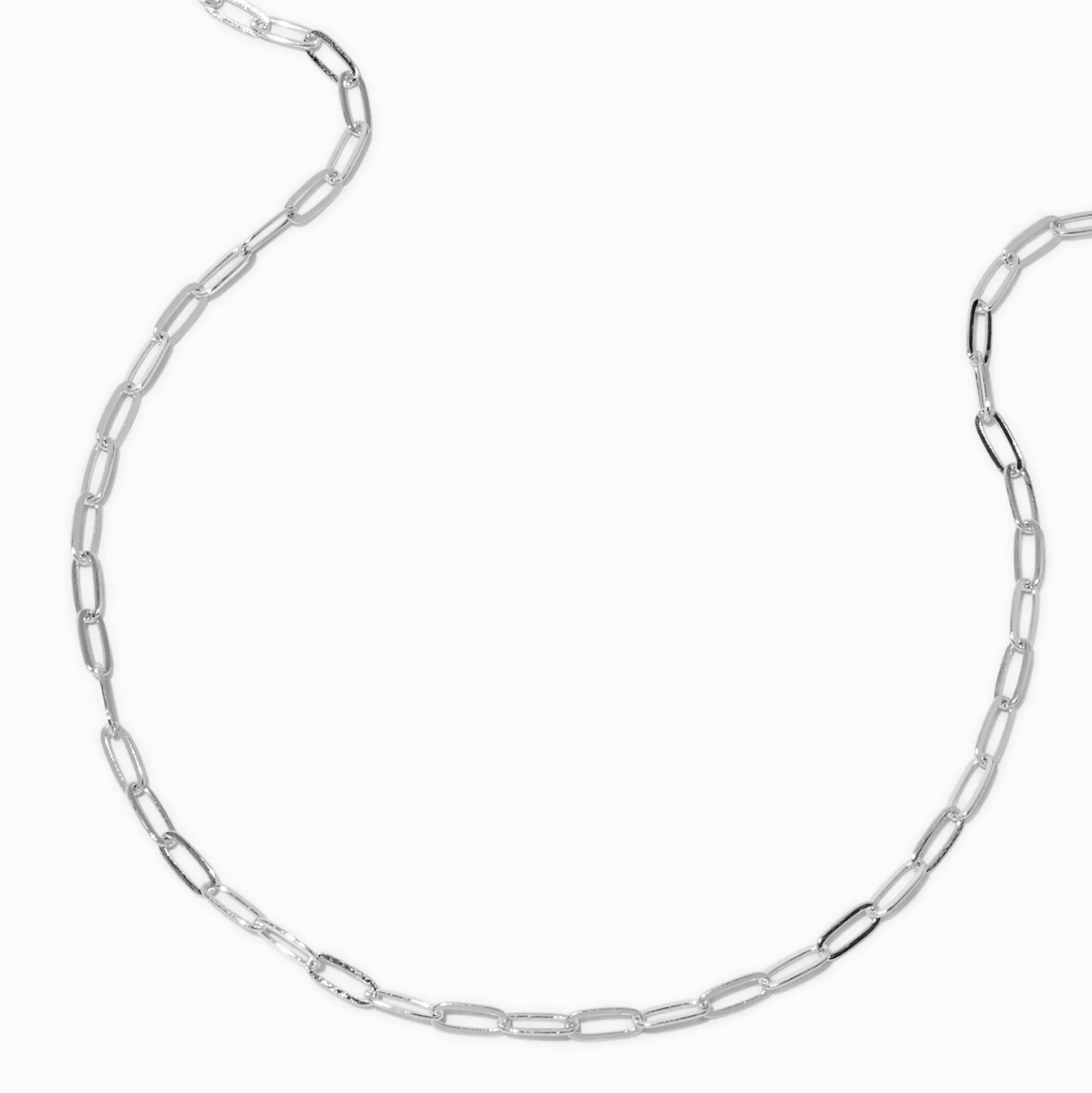 T H E M E x Claire's Silver-tone Paperclip Chain Necklace