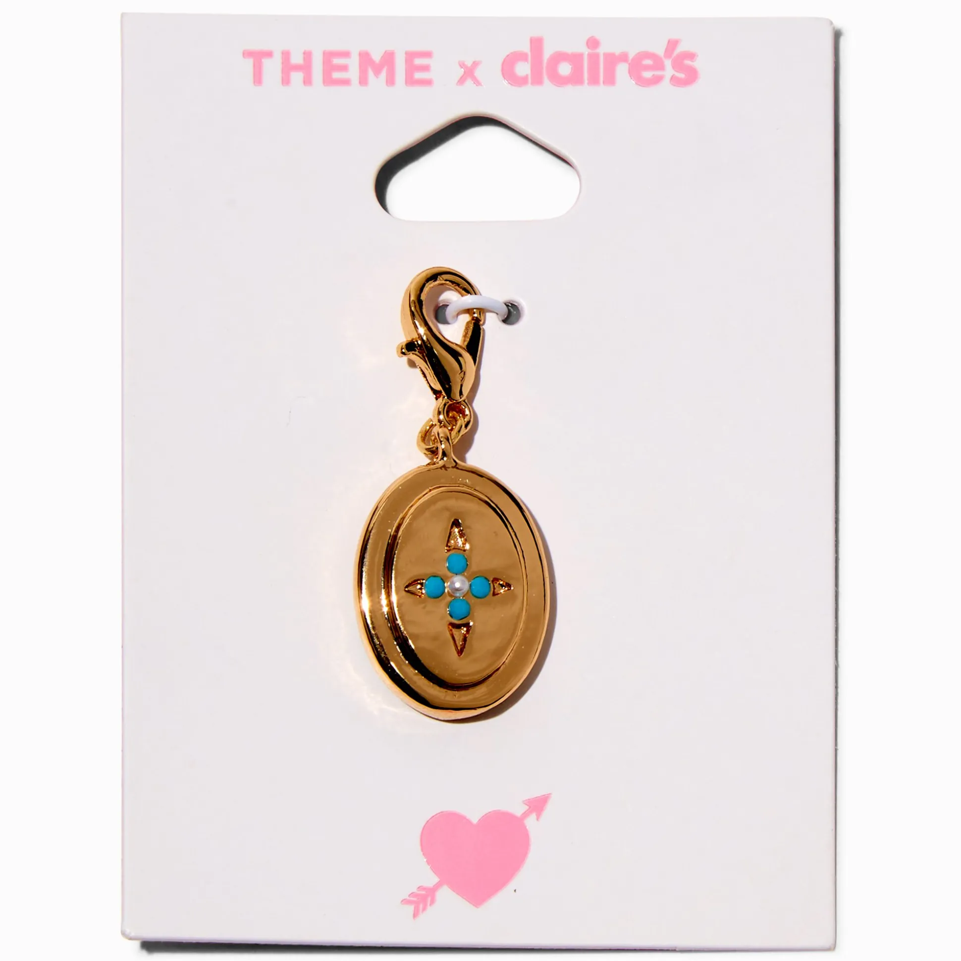T H E M E x Claire's Turquoise Star Disc Charm