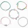 T H E M E x Claire's ''Happy'' Beaded Bracelet Set - 5 Pack