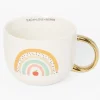 Teach Love Inspire Rainbow Ceramic Mug