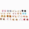 Tiny Food Stud Earrings - 20 Pack