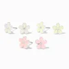 UV Color-Changing Flower Stud Earrings - 3 Pack