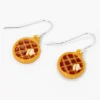 Waffle 1" Drop Earrings