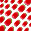 Watermelon French Tip Stiletto Press On Vegan Faux Nail Set - 24 Pack