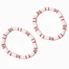 White & Pink Heishi Bead Stretch Bracelets - 2 Pack