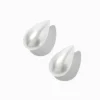 White Teardrop Pearl 20mm Stud Earrings