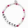''Believe'' Beaded Stretch Bracelet