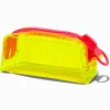 Yellow Neon Colorblock Pencil Case